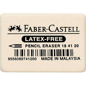 FABER-CASTELL Radiergummi weiß, 1 St.