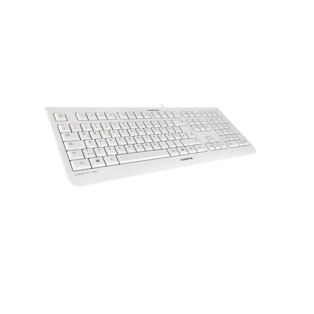 CHERRY KC 1000 Tastatur kabelgebunden grau | Printus
