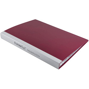 FolderSys FolderSys® Sichtbuch DIN A4, 40 Hüllen bordeaux, 1 St.