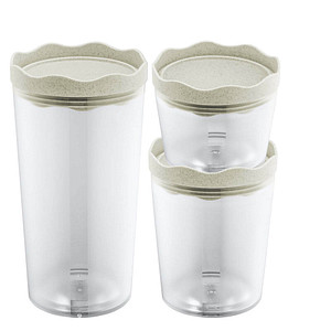 koziol Vorratsdosen-Set Prince transparent 0,3/0,75/1,0 l, 1 Set