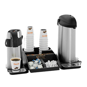 Bartscher Kaffeestation Z50 schwarz 26,8 x 33,5 cm, 1 St.