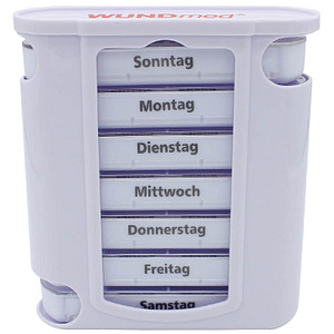 WUNDmed® Tablettenbox Tower grau, 1 St.