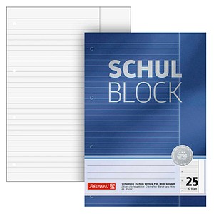 BRUNNEN Briefblock Premium DIN A4 rautiert Lineatur 25, 1 St.