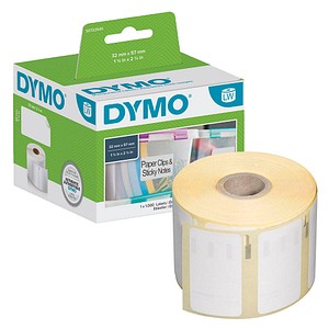 DYMO Endlosetikettenrolle für Etikettendrucker S0722540 weiß, 57,0 x 32,0 mm, 1 x 1000 Etiketten