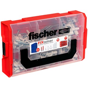 fischer FixTainer - EasyHook 2K 563578 Dübel- und Schrauben-Sortiment, 228-teilig