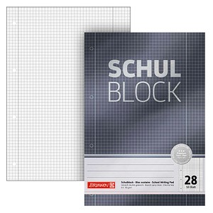 BRUNNEN Briefblock Premium DIN A4 kariert Lineatur 28, 1 St.