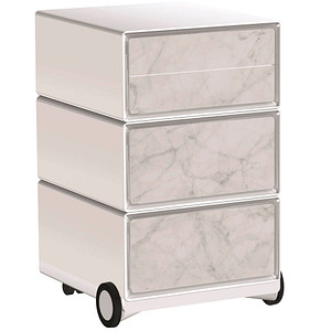PAPERFLOW easyBox Contents Rollcontainer weiß, bunt 61957 4 Auszüge 39,0 x 43,6 x 64,2 cm