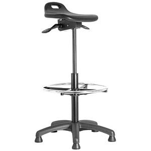 meychair Sitz- & Stehhocker AF0-PU2-FR5K-PW 11015 schwarz, 1 St.