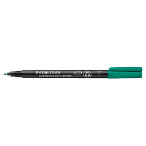 STAEDTLER Lumocolor Folienstifte grün 0,6 mm permanent, 10 St.
