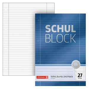 BRUNNEN Briefblock Premium DIN A4 liniert Lineatur 27, 1 St.