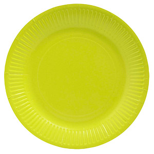 PROnappe Pappteller kiwigrün Ø 23,0 cm, 20 St.