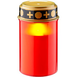 goobay Grablicht LED mit Timer rot, 1 St.