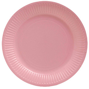 PROnappe Pappteller pink Ø 23,0 cm, 20 St.
