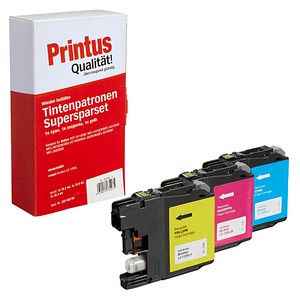 3 Printus cyan, magenta, gelb Tintenpatronen ersetzen brother LC125XLRBWBP 3 Printus cyan, magenta, gelb Tintenpatronen ersetzen brother LC125XLRBWBP