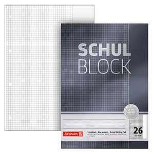 BRUNNEN Briefblock Premium DIN A4 kariert Lineatur 26, 1 St.