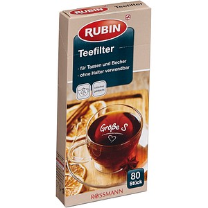 80 RUBIN Teefilter