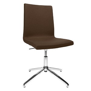 Topstar Besucherstuhl Cube EA290 L59 braun Stoff, 1 St.