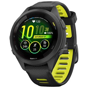 GARMIN Forerunner 265S Smartwatch schwarz, zitronengelb
