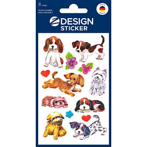 AVERY Zweckform Aufkleber 4340 Hunde, 26 Etiketten