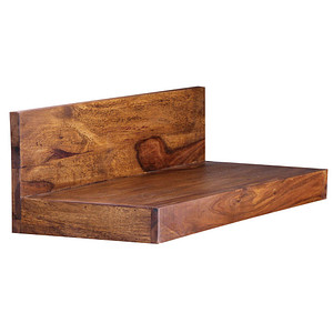 WOHNLING Wandboard sheesham 60,0 x 23,0 x 17,0 cm, 1 St.