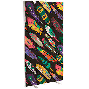 PAPERFLOW Trennwand easyScreen Colour, 60133 bunt 94,0 x 173,4 cm, 1 St.
