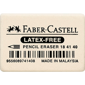 FABER-CASTELL Radiergummi weiß, 1 St.
