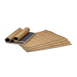 6 relaxdays Platzset braun 30,0 x 45,0 cm