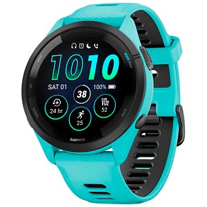GARMIN Forerunner 265 Fitnesstracker türkisblau, schwarz