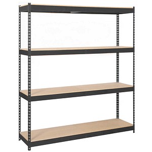 Simonrack Schwerlastregal SIMONFORTE 1809-4 8425437100772 anthrazit, holz 180,0 x 90,0 x 200,0 cm