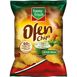 funny-frisch Ofen Chips Sour Cream Chips 125,0 g