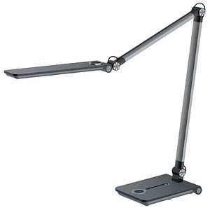 Hansa Wave LED Schreibtischlampe grau 8,5 W