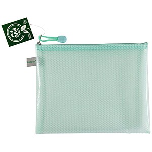 FolderSys Reißverschlussbeutel Candy-Bag DIN A5 grün/pastell grün 0,20 mm, 1 St.