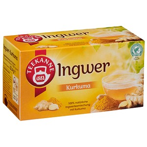 TEEKANNE Ingwer Kurkuma Tee 18 Portionen
