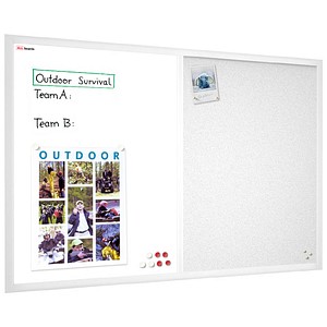 ALLboards Whiteboard-Pinnwand 60,0 x 40,0 cm Textil weiß