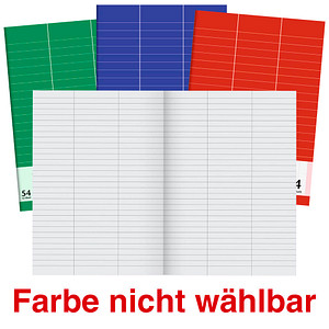 BRUNNEN Vokabelheft Lineatur 54 liniert DIN A5 ohne Rand, 32 Blatt, 1 St.