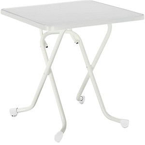 barths Gartentisch Madrid weiß rechteckig 67,0 x 67,0 x 70,0 cm