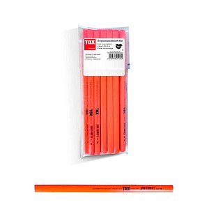 TOX Zimmermannsbleistift HB neonorange, 12 St.