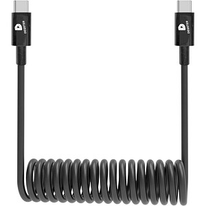 DEQSTER Ladekabel schwarz, Kabellänge: 0,8 m, 240 Watt