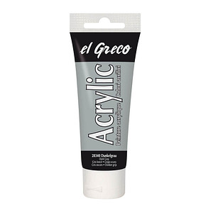 KREUL el Greco Acrylfarbe dunkelgrau 75,0 ml, 1 St.