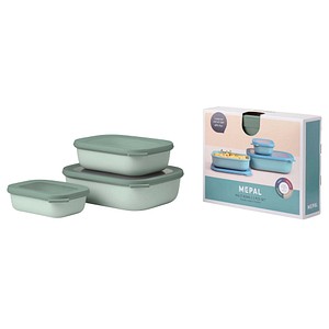 MEPAL Frischhaltedosen-Set Cirqula grün 0,5/ 1,0/ 2,0 l, 1 Set