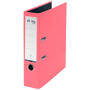 VON LEITZ Ordner fuchsia Karton 8,0 cm DIN A4, 1 St.