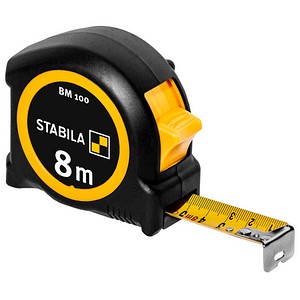 STABILA Maßband BM 100 19581, Stahl 8,0 m