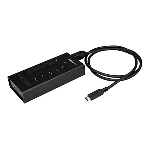 StarTech.com USB-Hub 7-fach schwarz