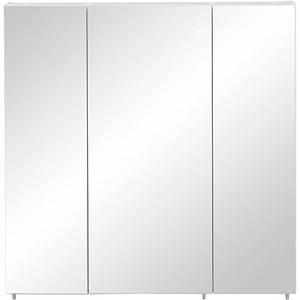 MÖBELPARTNER Spiegelschrank Basic 134106 weiß glanz 70,0 x 16,0 x 70,7 cm