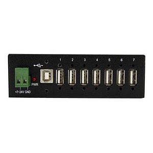 StarTech.com USB-Hub 7-fach schwarz