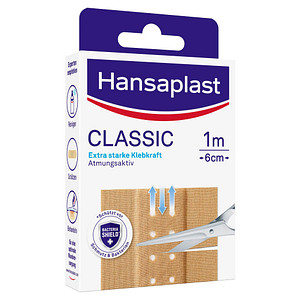 Hansaplast Pflaster CLASSIC 4809183005 beige 6,0 x 10,0 cm, 10 St.