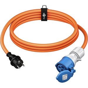 goobay Camping Adapterleitung orange