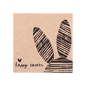 PAPSTAR Servietten Bunny Happy Easter 20 St.