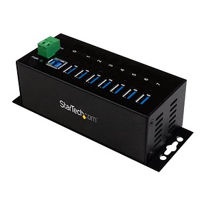 StarTech.com USB-Hub 7-fach schwarz