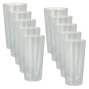 STARPAK Mehrweg-Trinkbecher transparent 0,4 l, 10 St.